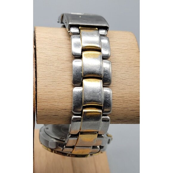 Sector Adv 4500 Mens Quartz Watch Vintage Diver 7" Two Tone Stainless Steel 38mm - Picture 6 of 15